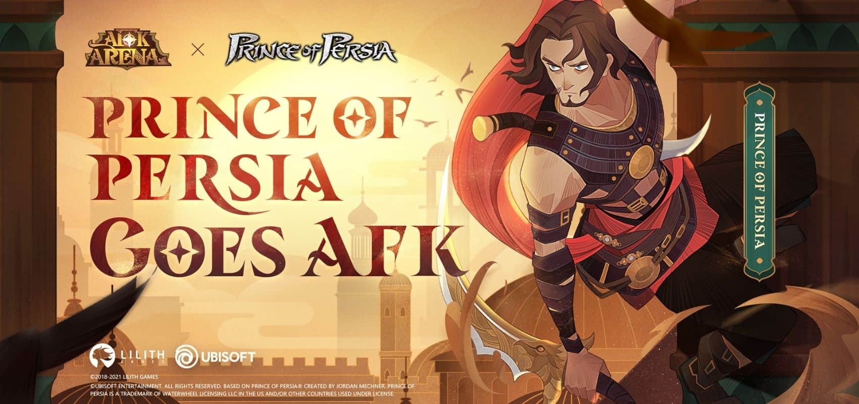 Gaming icon Prince of Persia embarks on an epic adventure into the world of Esperia in mobile hit AFK Arena
