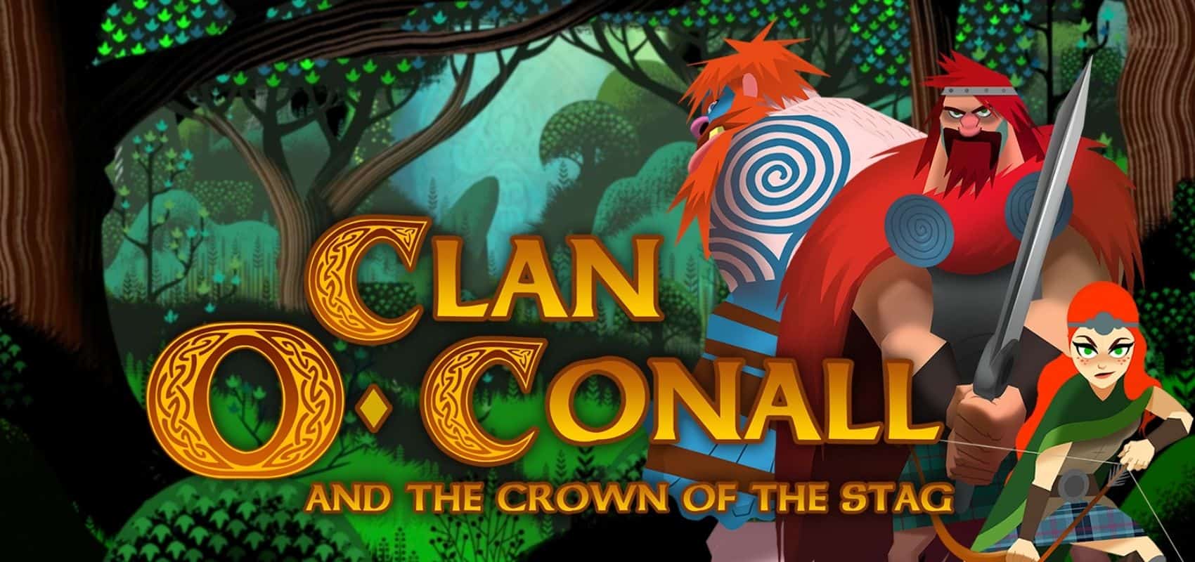 String your bows, sharpen your swords and flex your fists in epic Celtic adventure ‘Clan O’Conall and the Crown of the Stag’