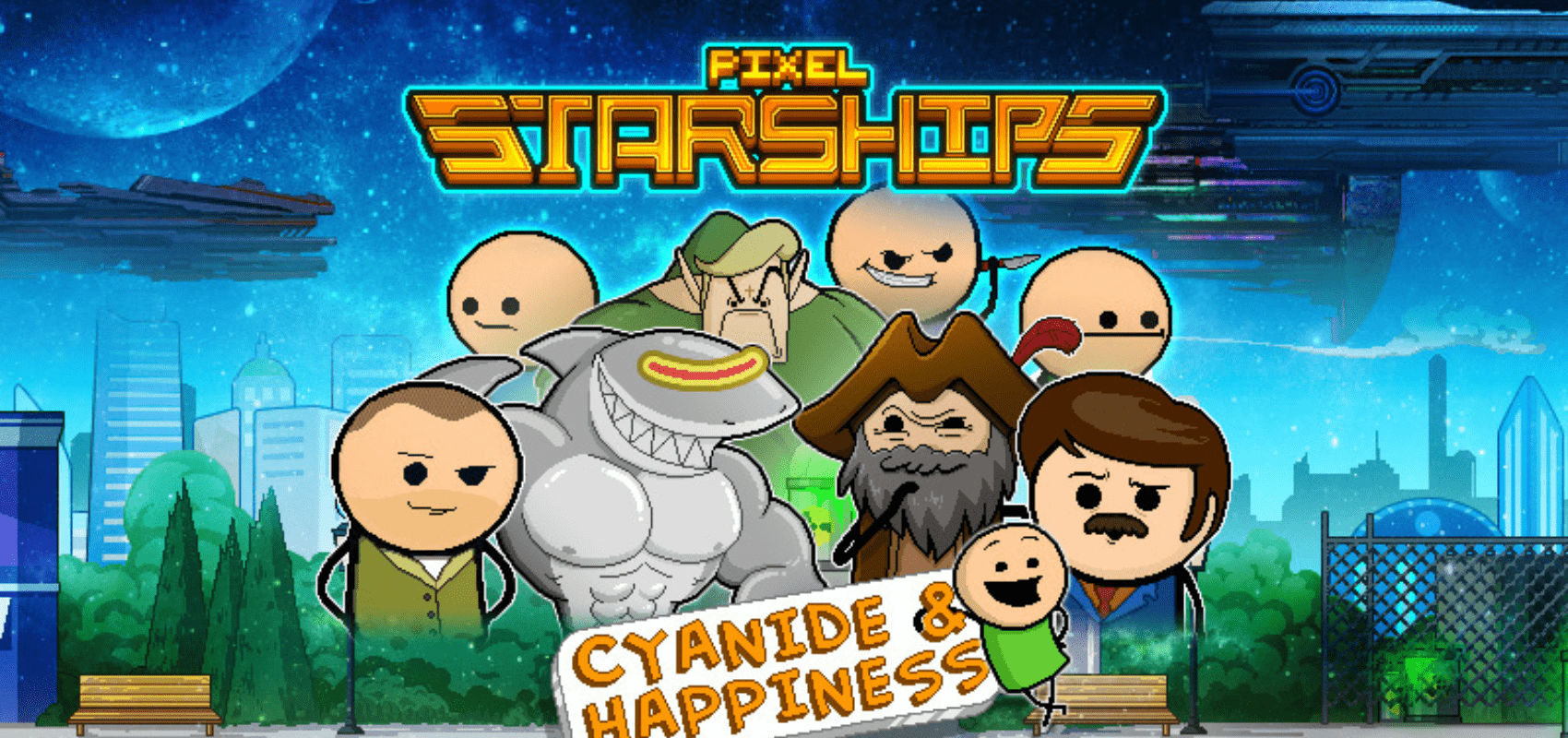 Cyanide and Happiness teams up with Pixel Starships