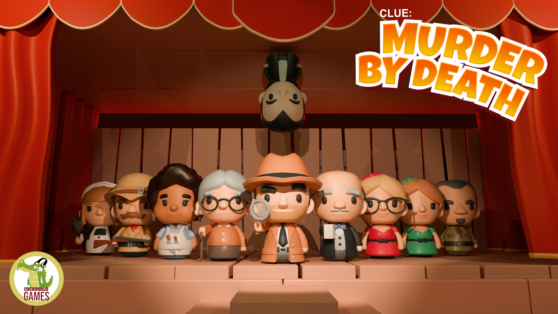 Interrogate suspects to unmask the Killer as Clue: Murder by Death launches on PC and console today!